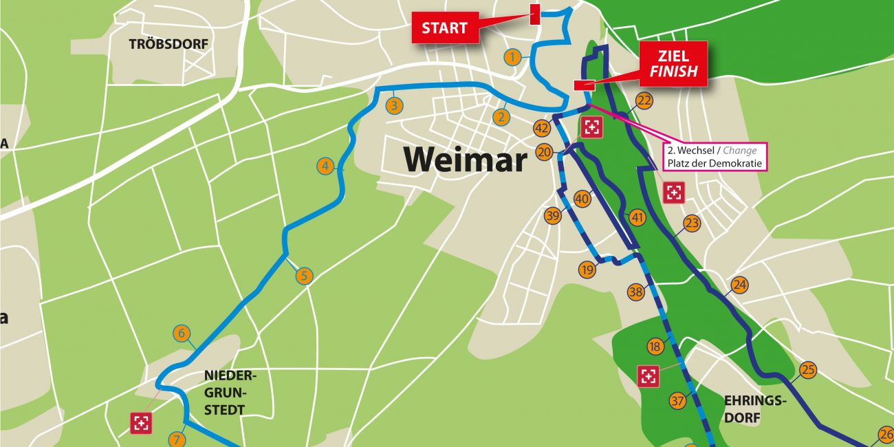 Strecke Weimar
