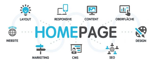 Homepage-blau